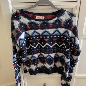 Hollister patterned sweater
